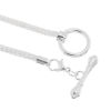 Picture of Iron Based Alloy European Style Lantern Chain Charm Bracelets Silver Plated W/ Toggle Clasp 21cm long, 4 PCs