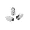 Imagen de Acero Inoxidable Cuerda Tapa Final Para Pulsera Collar Joyería Cilíndrico Tono de Plata 11mm x 5.5mm, 50 Unidades
