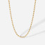 Imagen de 1 Unidad Enchapado al Vacío Sencillo & Casual Exquisito Chapado en Oro de 14K 304 Acero Inoxidable Cadenas Bola Collares Para Mujeres 41.5cm longitud