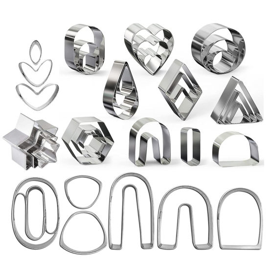 Picture of Stainless Steel Material Accessory Tools Set For DIY Earings Pendants Multicolor 16cm x 8cm, 1 Set