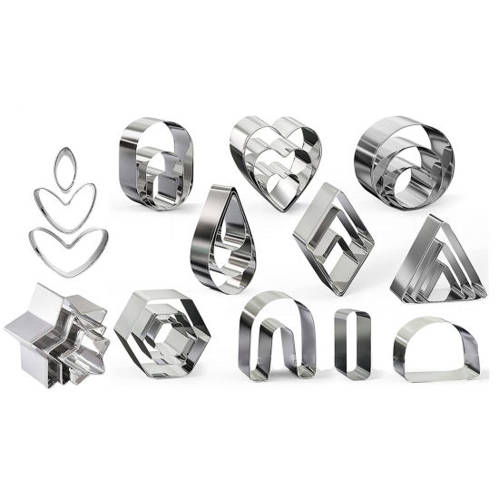 Bild von Edelstahl Material Zubehör Werkzeuge Set für DIY Ohrringe Anhänger Bunt 18cm x 8cm, 1 Set