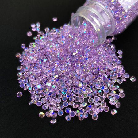 Image de Remplisseur en Cristal à Strass Mauve 5.2cm x 3cm, 1 Bouteille