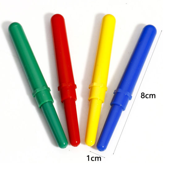 Bild von 20 Stück Nahttrenner-Fadenentferner-Set, handgefertigte Nähwerkzeuge Silberfarbe Zufällig Gemischte Farben 8cm x 1cm