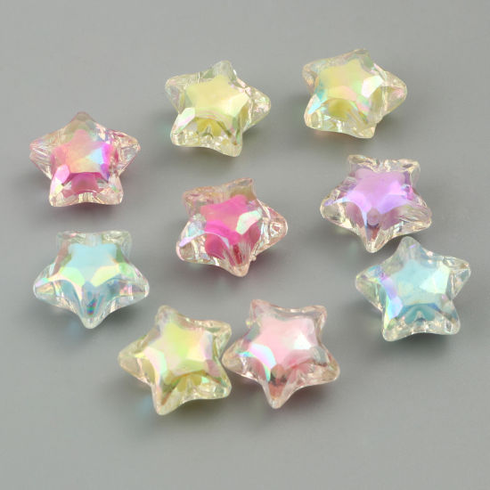 50Pcs Pentagram Star Charms for Jewelry Making Just for You