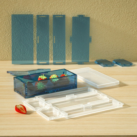 Bild von Form aus Silikonharz für Stifte, Aufbewahrungsbox, Schmuckherstellung, rechteckig, weiß, 18,9 cm x 14,7 cm, 1 Set
