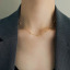 Bild von 1 Strang Vakuumbeschichtung Einfach und lässig Exquisit 18K Gold plattiert 304 Edelstahl Kugelkette Kette Choker Halskette Für Frauen 42cm lang