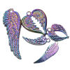 Picture of Zinc Based Alloy Charms Rainbow Color Plated Wing 1 Set ( 5 PCs/Set)