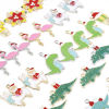 Imagen de Zamak Navidad Colgantes Charms Al Azar Multicolor Esmalte 3.7x1.9cm - 2.4x1.7cm, 1 Paquete ( 16 Unidades/Juego)