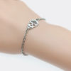 Picture of Stainless Steel Halloween Connectors Silver Tone Skull Filigree 16mm x 12mm, 1 Piece