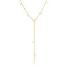 Imagen de Perlas de Agua Dulce Estilo Ins Collares Chapado en Oro de 18K Panícula 40cm longitud, 1 Unidad