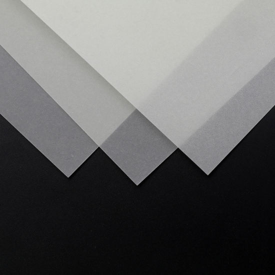 Изображение БОПС Шринк Пластик Оff-Белый Прямоугольник Светятся в темноте 20см x 14.5см, 2 Листа