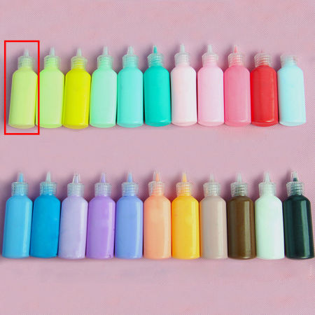 ( 22ml ) 樹脂 DIYフェイク ホイップクリームクレイ粘土 淡黄色 模擬ジャム 9.5cmx 3cm、 1 個 の画像