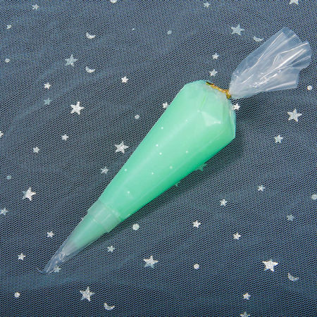 ( 50ml ) EVA DIYフェイク ホイップクリームクレイ粘土 青磁色 19cmx 4.5cm、 1 個 の画像