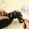 Imagen de Cobre & Acrílico Knitting Stitch Markers 0-9 Chapado en Oro Al Azar Número 3.1cm x 1.1cm, 1 Juego ( 10Unidades/Juego)