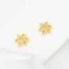Picture of Brass Beads Caps Flower Real Gold Plated (Fit 8mm Bead) 9mm x 8mm, 10 PCs
