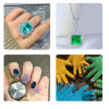 Picture of Silicone Resin Mold For Jewelry Rhinestone Making Rectangle Geometric White 11.1cm x 6cm, 1 Piece