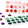 Picture of Silicone Resin Mold For Jewelry Rhinestone Making Rectangle Geometric White 11.1cm x 6cm, 1 Piece