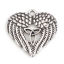 Picture of Zinc Based Alloy Religious Charms Antique Silver Color Wing Celtic Knot 23mm x 22mm, 10 PCs