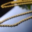 Picture of 1 Piece Vacuum Plating 304 Stainless Steel Link Cable Chain Necklace For DIY Jewelry Making Gold Plated 56cm(22") long