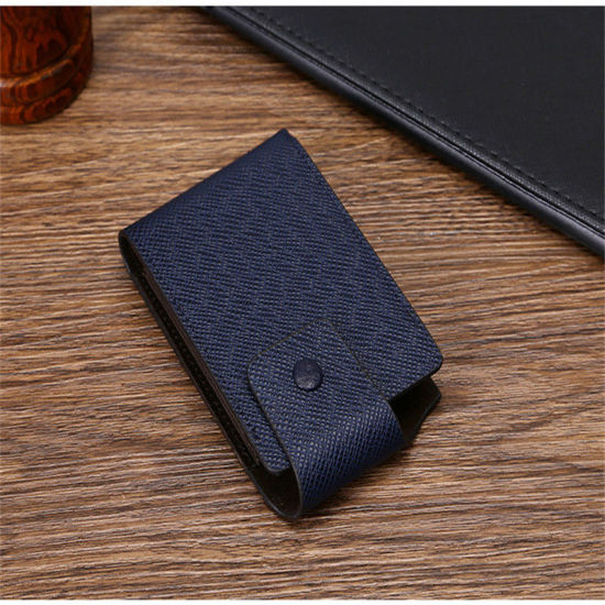 Picture of PU Leather Multifunction ID Card Badge Holders Rectangle 11.5cm x 7cm, 1 Piece