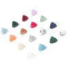 Picture of Acrylic Beads At Random Color Mixed Pyramid About 13mm x 12mm, Hole: Approx 2.2mm, 20 PCs