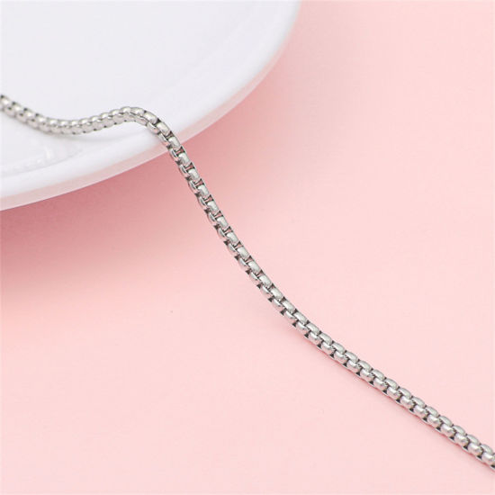Picture of 304 Stainless Steel Link Chain Silver Tone 2.5mm, 1 M