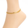 Picture of 304 Stainless Steel Stylish Link Chain Anklet Gold Plated Ear Of Wheat 21cm(8 2/8") long, 1 Piece