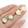 Picture of Zinc Based Alloy Travel Charms Light Golden Green Bicycle Enamel 28mm x 19mm, 5 PCs