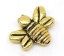 Immagine di Lega di Zinco Separatori Perline Ape Oro Antico Nulla Disegno Circa 14mm x 12mm, Foro:Circa 1mm, 50 Pz