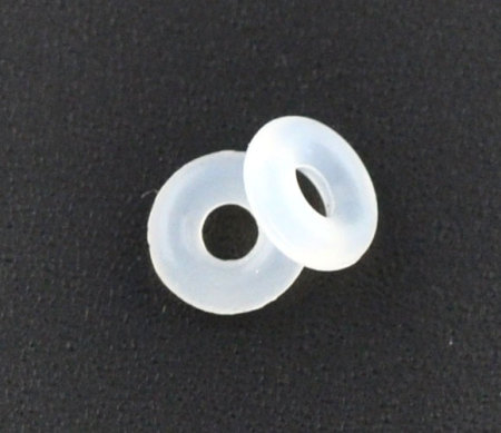 Rubber Rings/ Silicone Beads 6mm for Clip Stopper Beads, sold per packet of 500