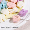 Picture of Acrylic Beads For DIY Jewelry Making At Random Mixed Color Hand About 25x21mm - 20x18mm, Hole: Approx 2.6mm, 10 PCs