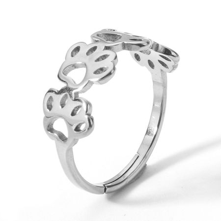 Picture of 304 Stainless Steel Open Adjustable Rings 16.9mm(US Size 6.5)