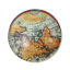 Bild von 20 Stück Glas Dom Cabochon Verzierung Rund Platt Bunt Landkarte Muster 30mm D.