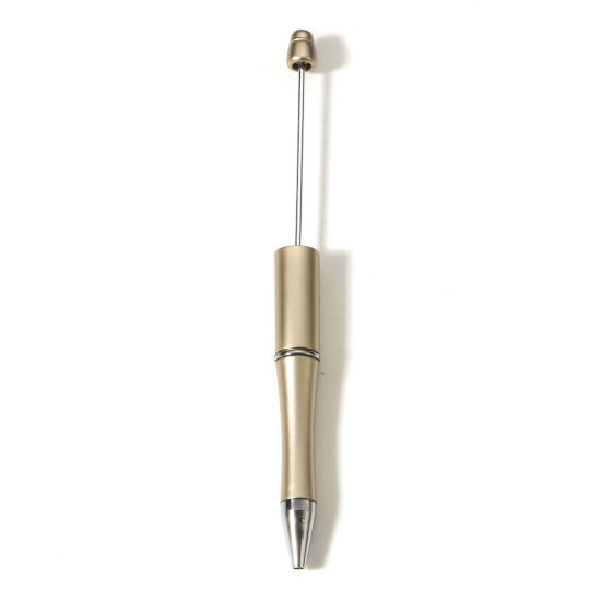 Изображение 5 ШТ ABS Пластик Шариковая ручка Light Gold Можно Открыть 14.8см