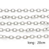 Picture of 5 PCs Link Cable Chain Lobster Clasp Bracelets Heart Silver Tone & Antique Silver Color 20cm(7 7/8") long