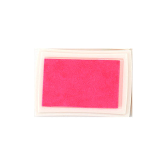 Picture of 1 Piece Sponge Ink Pad Rectangle Pink 7.8cm x 5.5cm