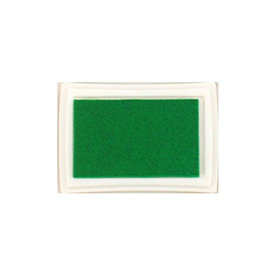 Image de 1 Pièce Encreur en Eponge Rectangle Vert, 7.8cm x 5.5cm