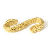 Bild von 1 Stück Umweltfreundliche Vakuumbeschichtung 304 Edelstahl Hakenverschluss S-Form Schlange 18K Gold plattiert 27mm x 14mm