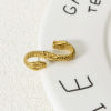 Bild von 1 Stück Umweltfreundliche Vakuumbeschichtung 304 Edelstahl Hakenverschluss S-Form Schlange 18K Gold plattiert 27mm x 14mm