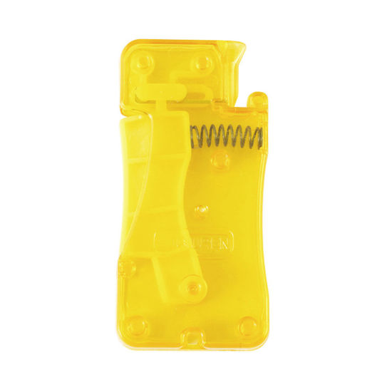 Imagen de 1 Unidad Plástico Herramienta De Inserción De Enhebrador De Aguja Amarillo 7.2cm x 3.5cm