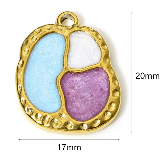 Изображение 1 ШТ 304 Нержавеющая Сталь Подвески 18K позолоченный