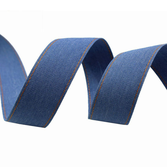 Picture of 1 M (Approx 1 M/Roll) Polyester Webbing Strap Blue 1cm