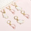 Imagen de 1 Juego ( 6Unidades/Juego) Zamak & Plástico Knitting Stitch Markers Koala Bear Chapado en Oro Multicolor Elefante 3.5cm