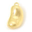 Image de 2 Pcs Breloques en Laiton Respectueux de la Nature Pois Plaqué Or Véritable 18K 3D 11mm x 6mm