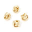 Image de 1 Pièce Perles pour DIY Fabrication de Bijoux en Laiton Plaqué Or Véritable 14K Nœud D'Amour Env. 8mm Dia., Trou: Env. 1.2mm