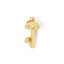 Bild von 1 Stück Umweltfreundlich Messing Charms 18K Echtgold plattiert Pilz 3D 23mm x 9.5mm