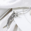 Imagen de 2 Unidades Zamak Joyería del océano Colgantes Plata Antigua Huesos de pescado 3D 7cm x 3.4cm