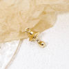Imagen de 2 Unidades Respetuoso del Medio Ambiente Latón Colgantes Seta 18K Oro Real Chapado 3D 18mm x 10mm