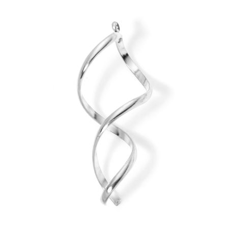 Picture of 304 Stainless Steel Pendants Twist Rectangle