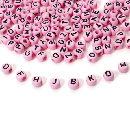 Picture of 500 PCs Acrylic Beads For DIY Jewelry Making Multicolor Flat Round At Random Mixed Message 